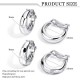 2 Pairs Geometric Chunky Hoop Clip Earrings For Women Fashion Non Pierced Clip On Earrings Jewelry 2 Pairs Geometric Chunky Hoop Clip Earrings For Women Fashion Non Pierced Clip On Earrings Jewelry